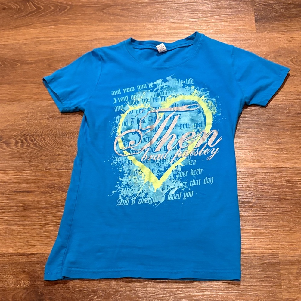 Authentic Blue Brad Paisley Tour 2009 shirt